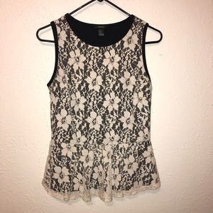 Forever 21 lace vintage blouse